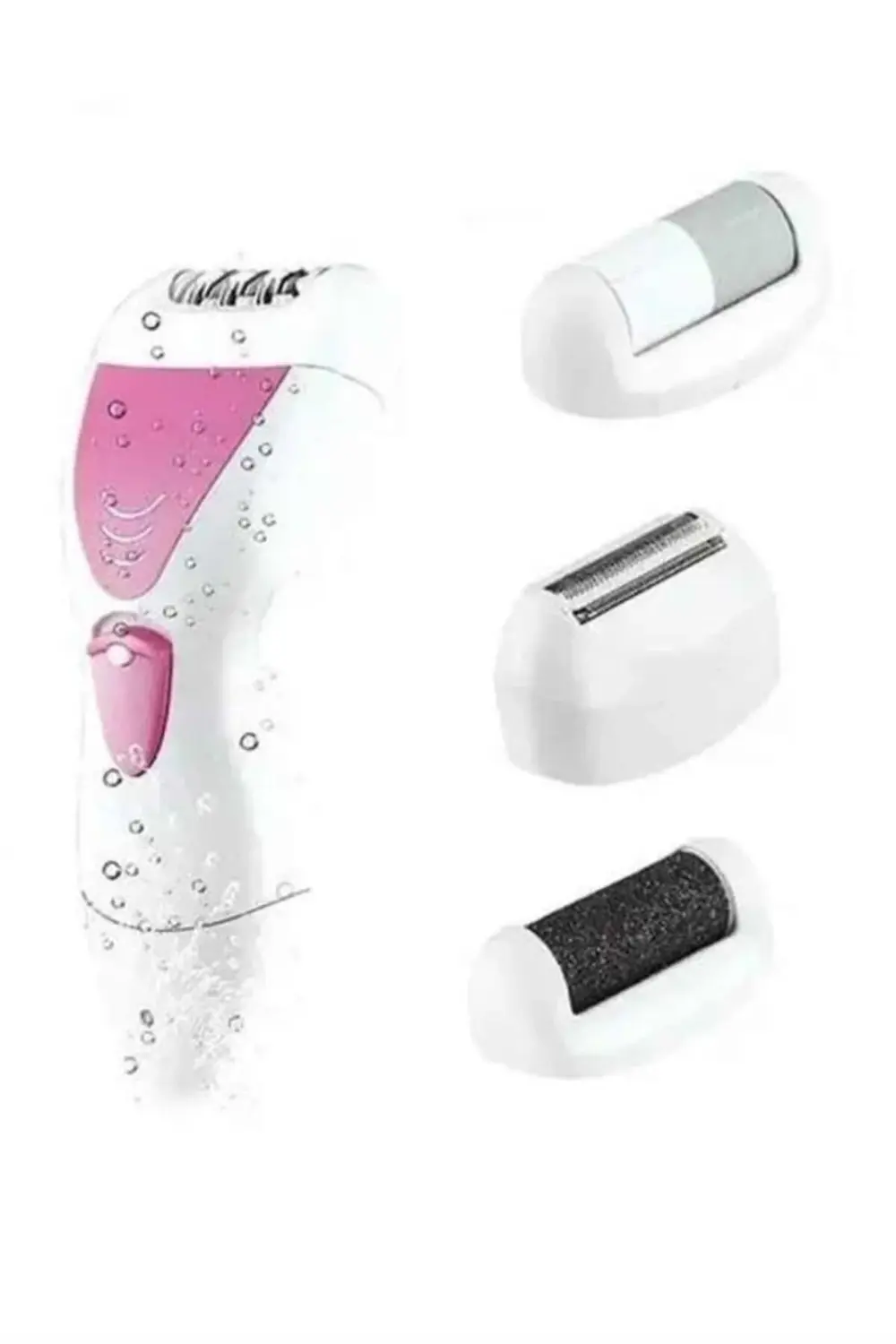 Epilatör Cihazı Epilasyon Aleti Çoklu Başlık Seçeneği Ayak Törpüs