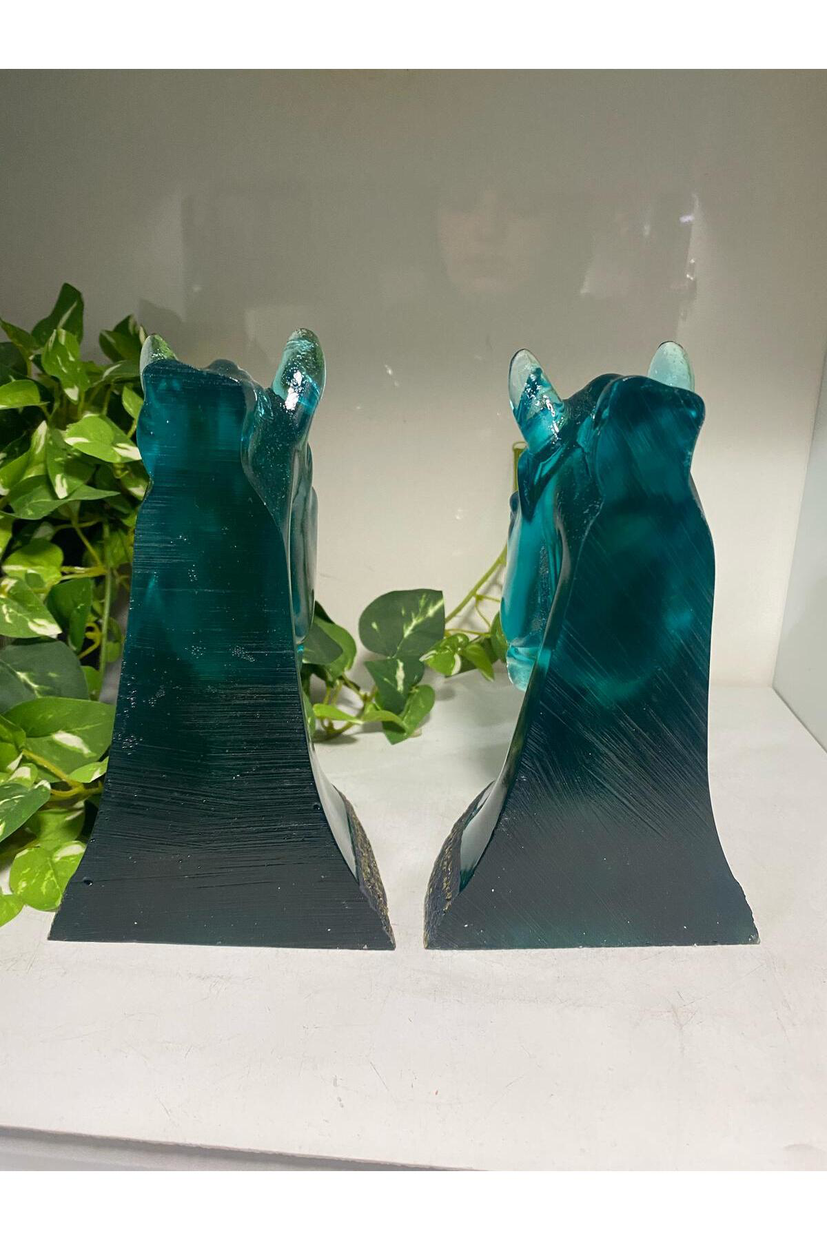 Elif Aksesuar Epoksi Dekoratif At Figürlü Kitap Tutucu