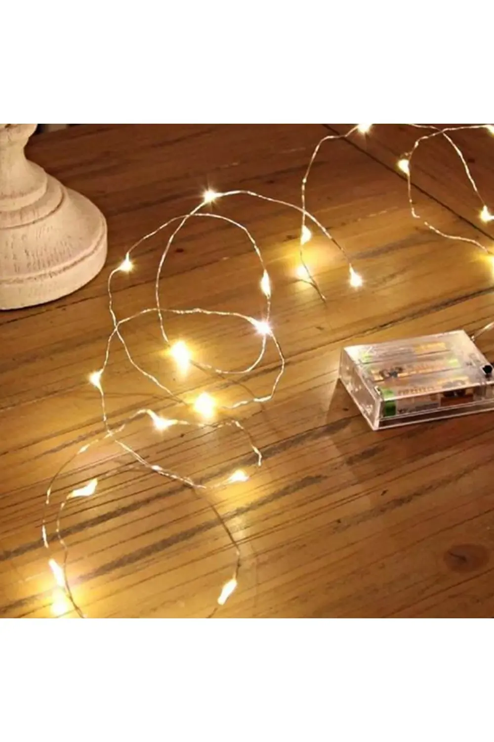 Epoksi Dekoratif Günışığı Pilli Peri Led 10 Metre