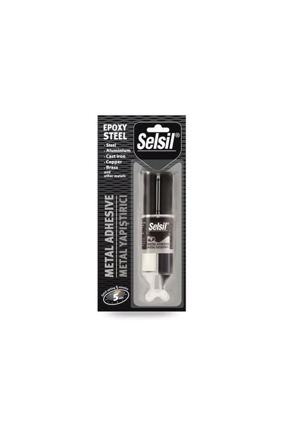 Epoksi Yapıştırıcı Genel Kullanım 28 gr-Selsil Epoksi Metal Yapıştırıcı Enjektör  5dk.28 Gr Fiyatı, Yorumları ve Özellikleri