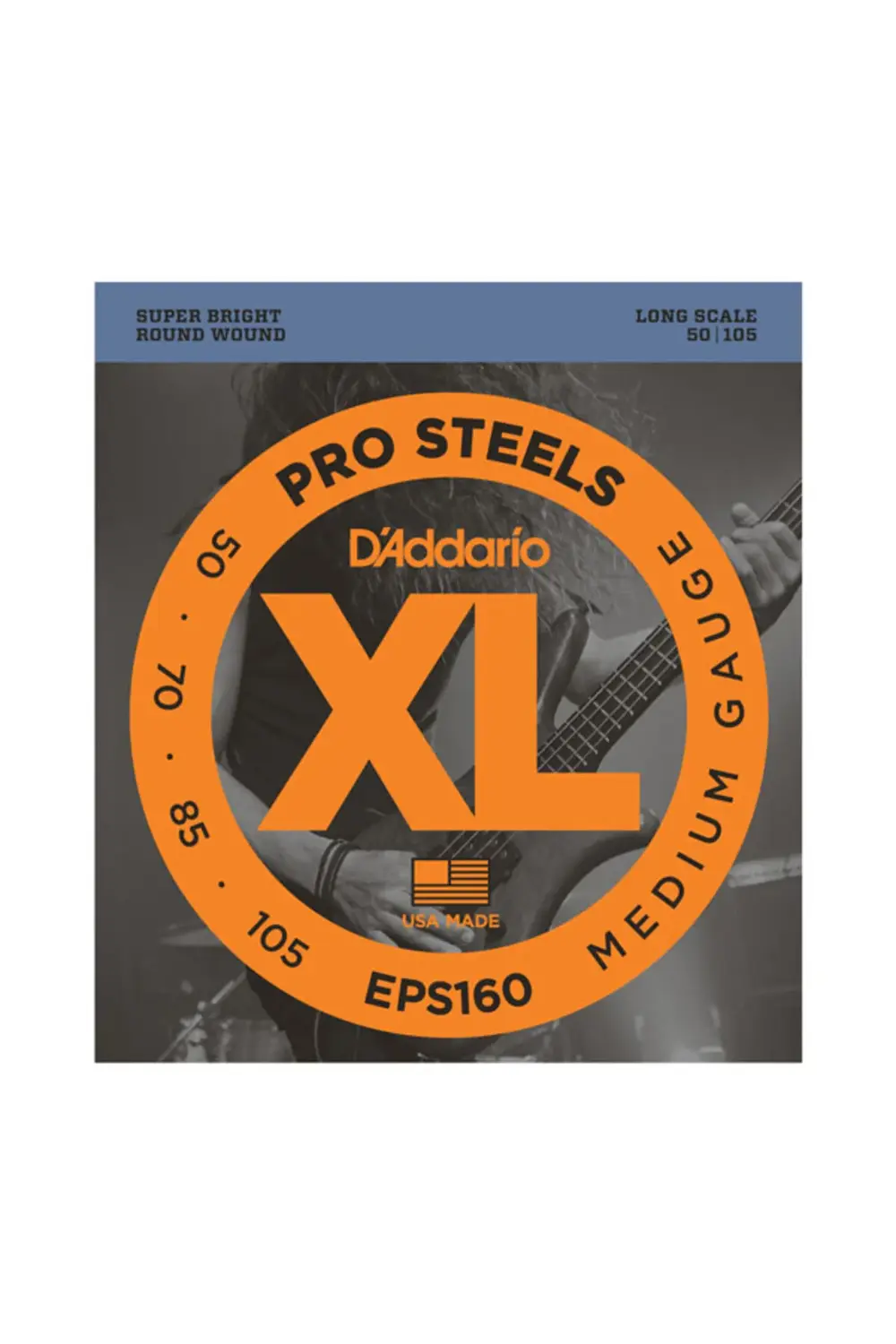 EPS160 BAS GİTAR TEL SETİ, XL, 50-105, PROSTEELS, MEDIUM