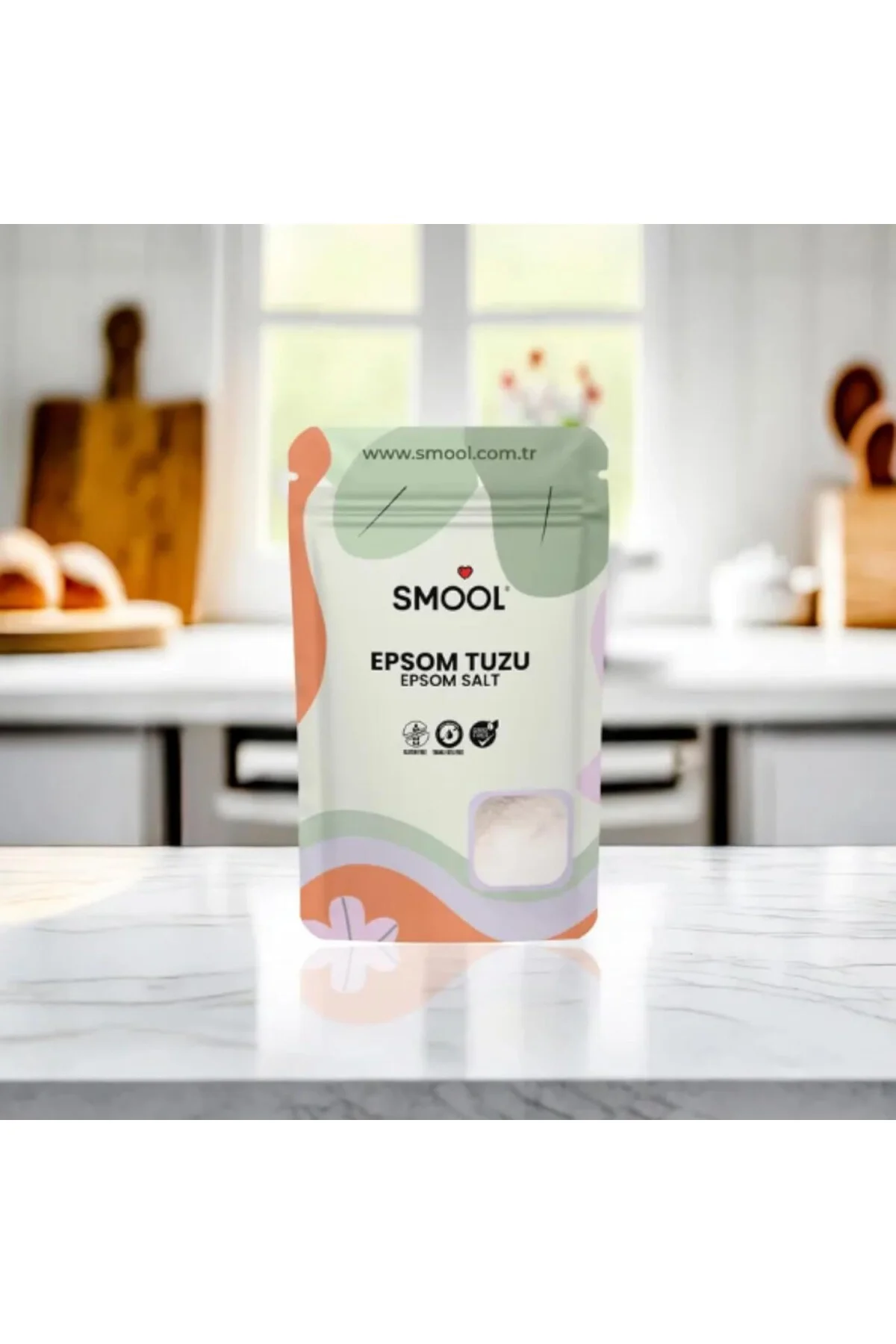 Epsom Tuzu (1000 GR) İngiliz Tuzu Katkısız, Banyo Tuzu Ayak Banyo