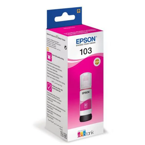 EPSON 103 M ORJİNAL KIRMIZI / MAGENTA MÜREKKEP L3110/3111/L3150/L