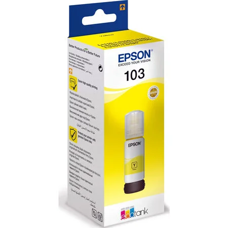 EPSON 103 Y ORJİNAL SARI / YELLOW MÜREKKEP L3110/3111/L3150/L5190