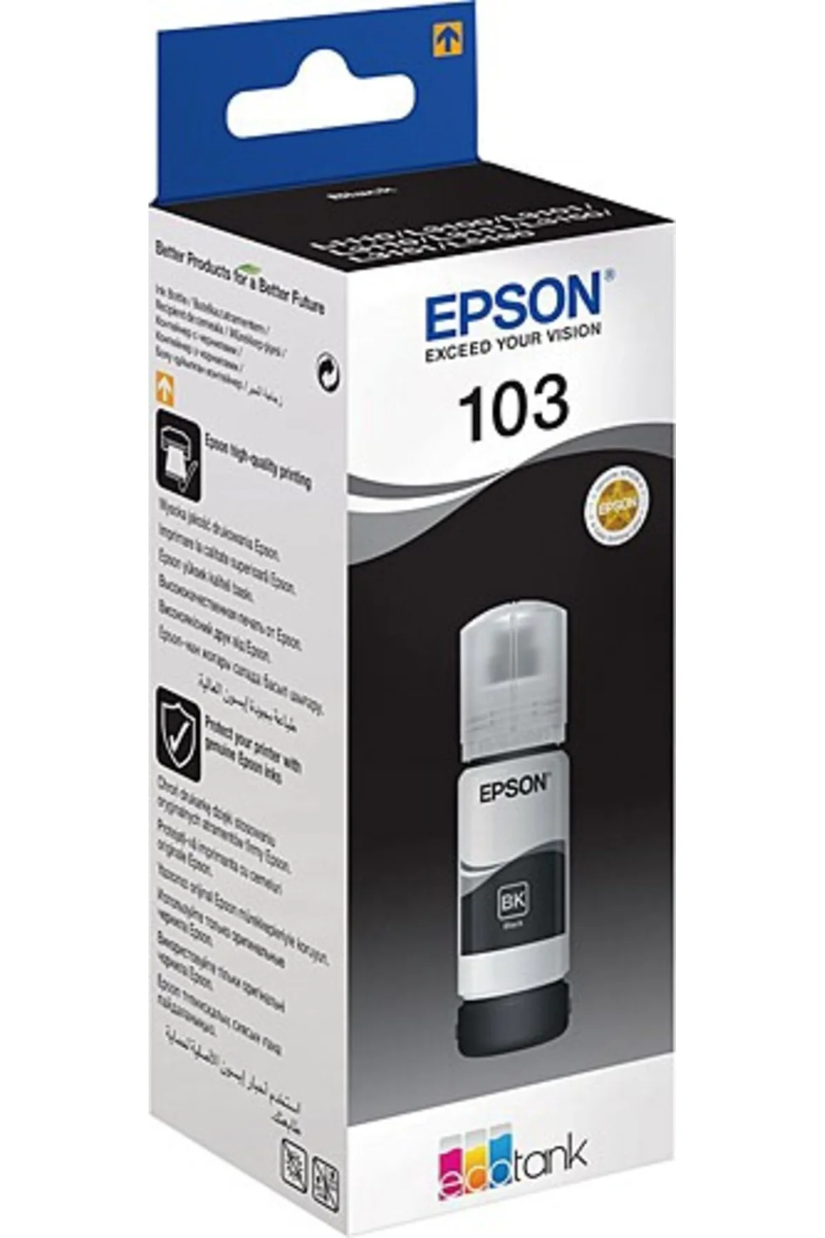 EPSON T00S14A 103 BLACK SIYAH ŞIŞE MUREKKEP