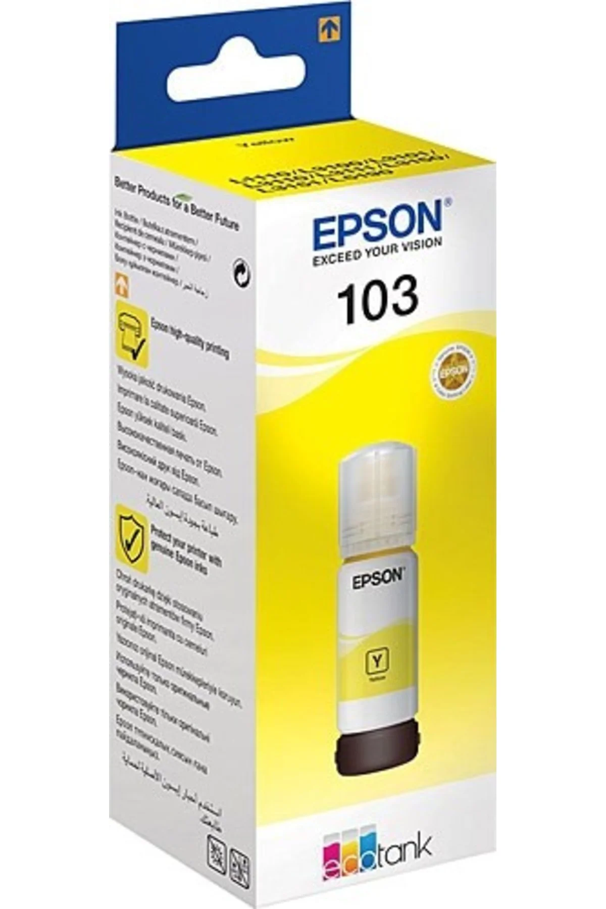 EPSON T00S44A 103 Yellow Sarı Şişe Mürekkep