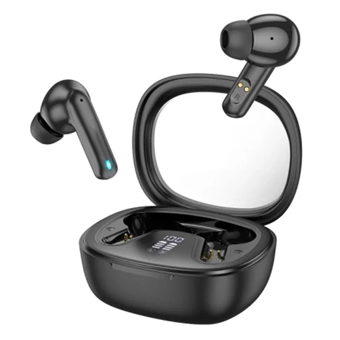 EQ6 Göstergeli TWS Bluetooth 5.3 Kablosuz Stereo Kulakiçi Kulaklık - Hifi Ses, Uzun Pil Ömrü ve Otomatik Bağlantı