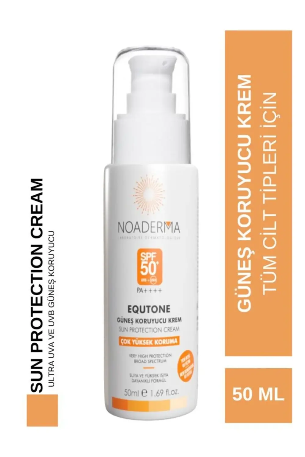 Equtone Leke Karşıtı Güneş Koruyucu Yeni Nesil Filtreli SPF50+ Kr