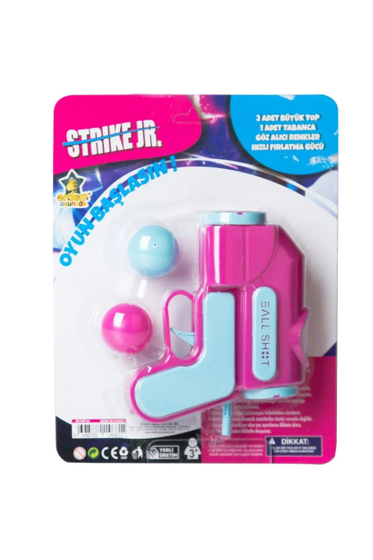 ER-101 Oyuncak Top Atan Tabanca - Erdem Oyuncak