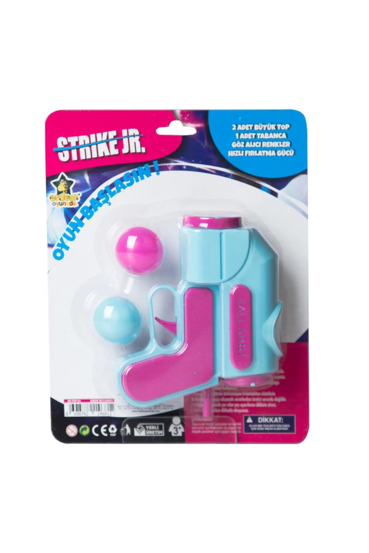 ER-101 Oyuncak Top Atan Tabanca - Erdem Oyuncak