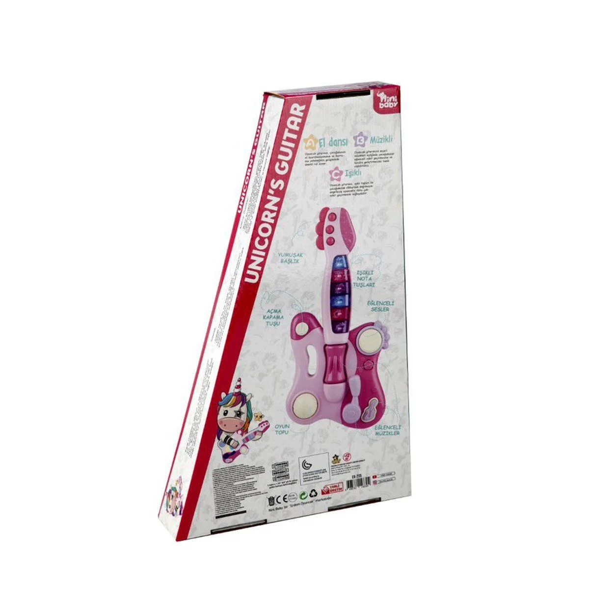 ER-205 NİNİ BABY GİTAR UNİCORN IŞIKLI SESLİ MÜZİKLİ Fiyatı, Yorumları ve Özellikleri