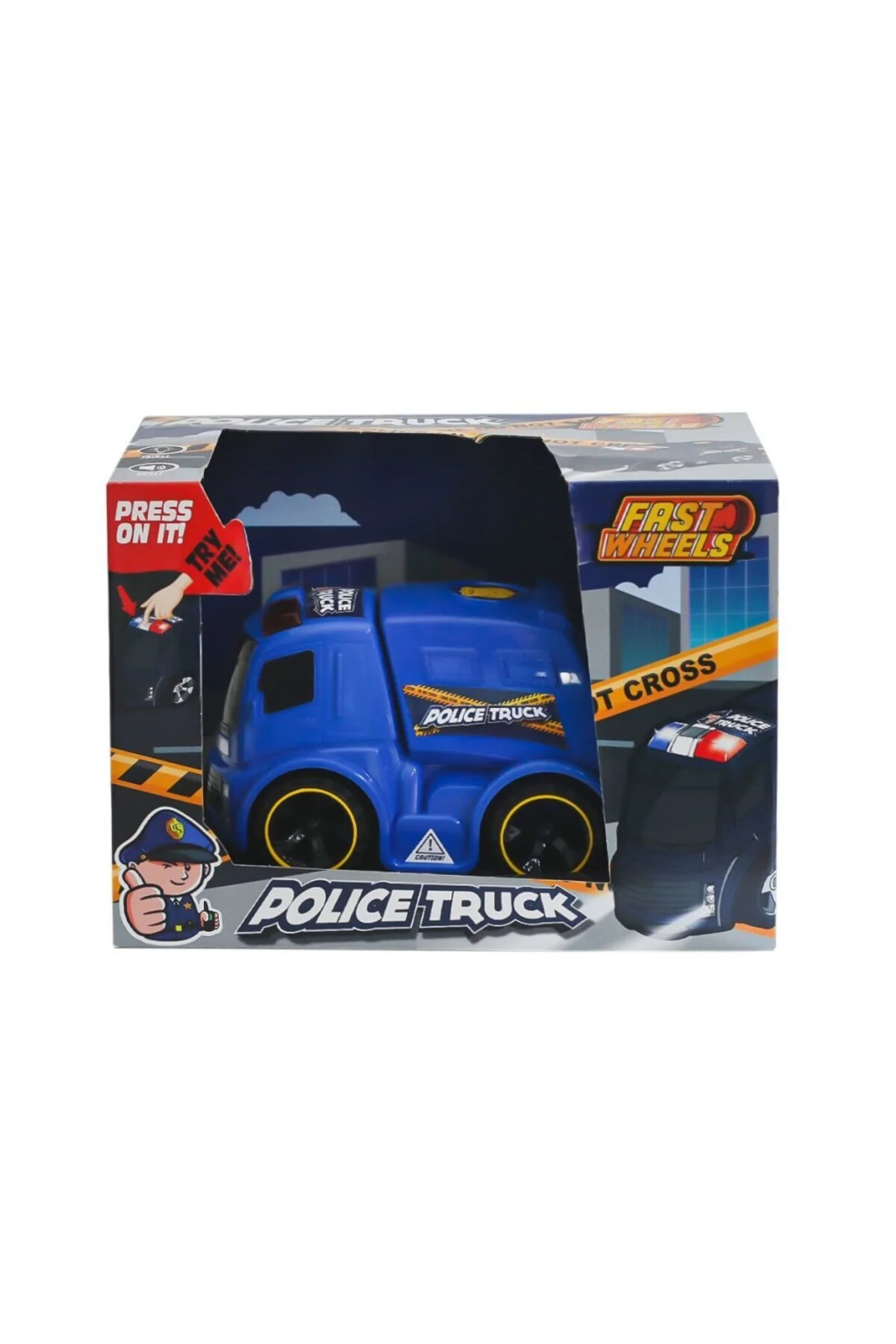 ER-245 Fast Wheels Polis Kamyonu -Erdem Oyuncak