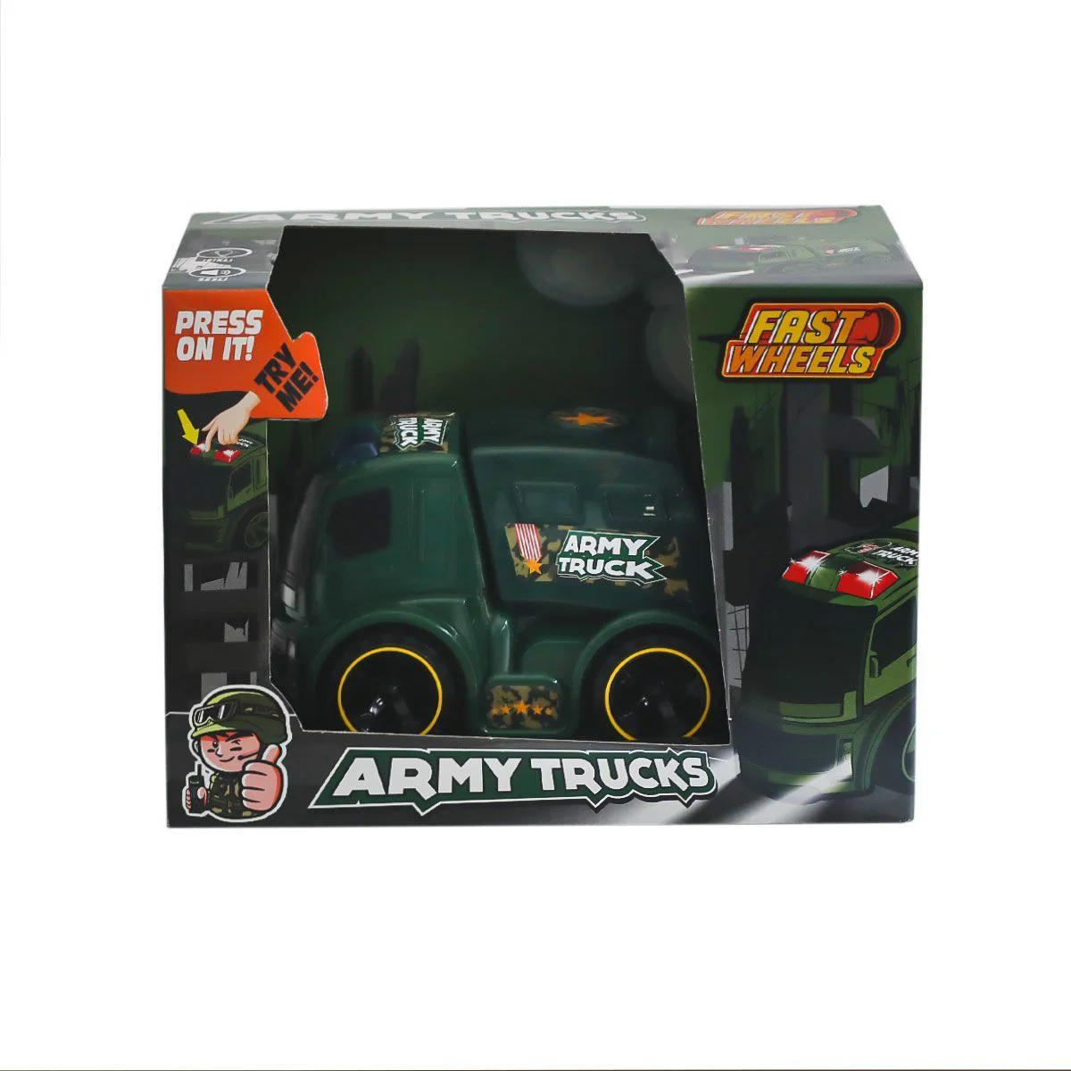 ER-246 Fast Wheels Asker Kamyonu -Erdem Oyuncak ER-246 Fast Wheels Asker Kamyonu -Erdem Oyuncak