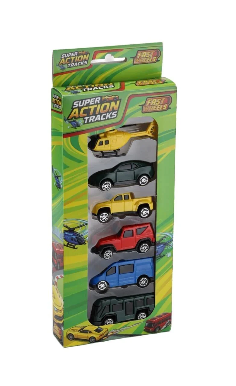 ER-256 FAST WHEELS SUPER ACTION TRACKS 6LI SET 40LI Fiyatı, Yorumları ve Özellikleri