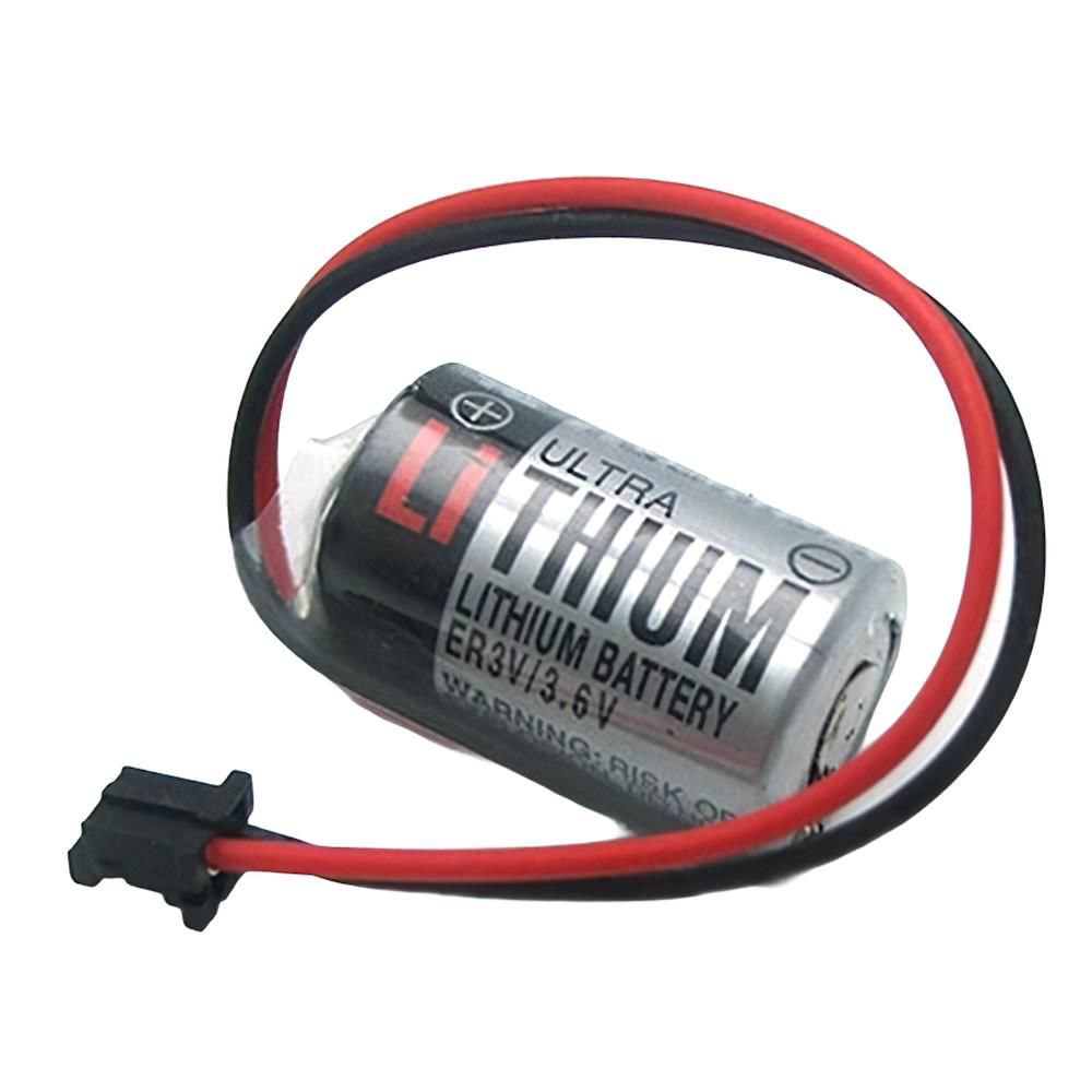 ER3V 3.6V 1/2AA Size Lithium Pil - Siyah Soket ER3V 3.6V 1/2AA Size Lithium Pil - Siyah Soket