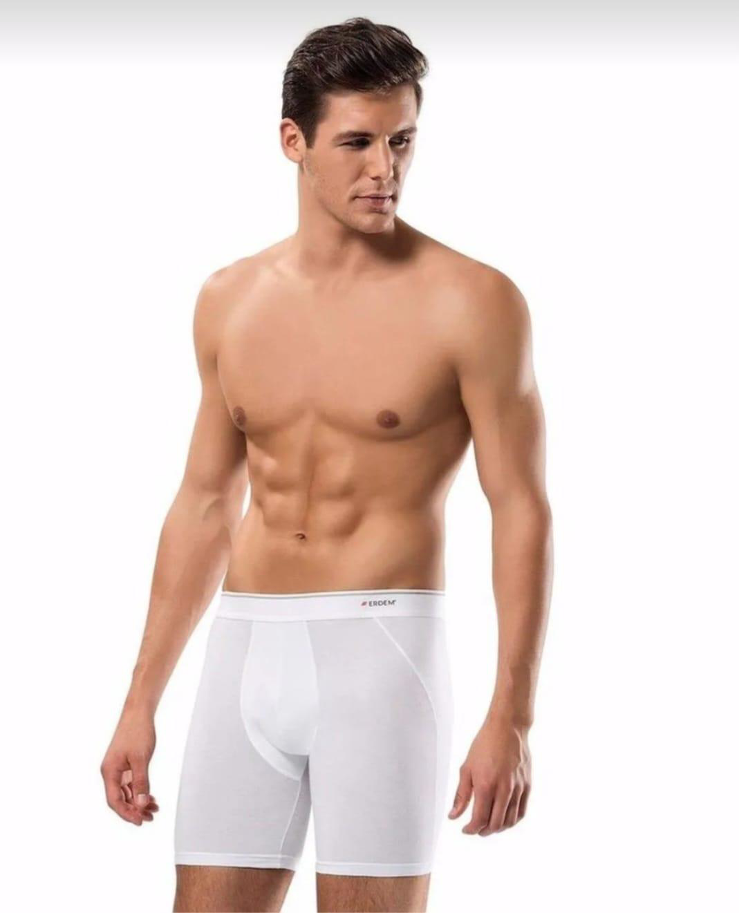 ERDEM 1470 ERKEK LİKRALI UZUN BOXER 3 ADET