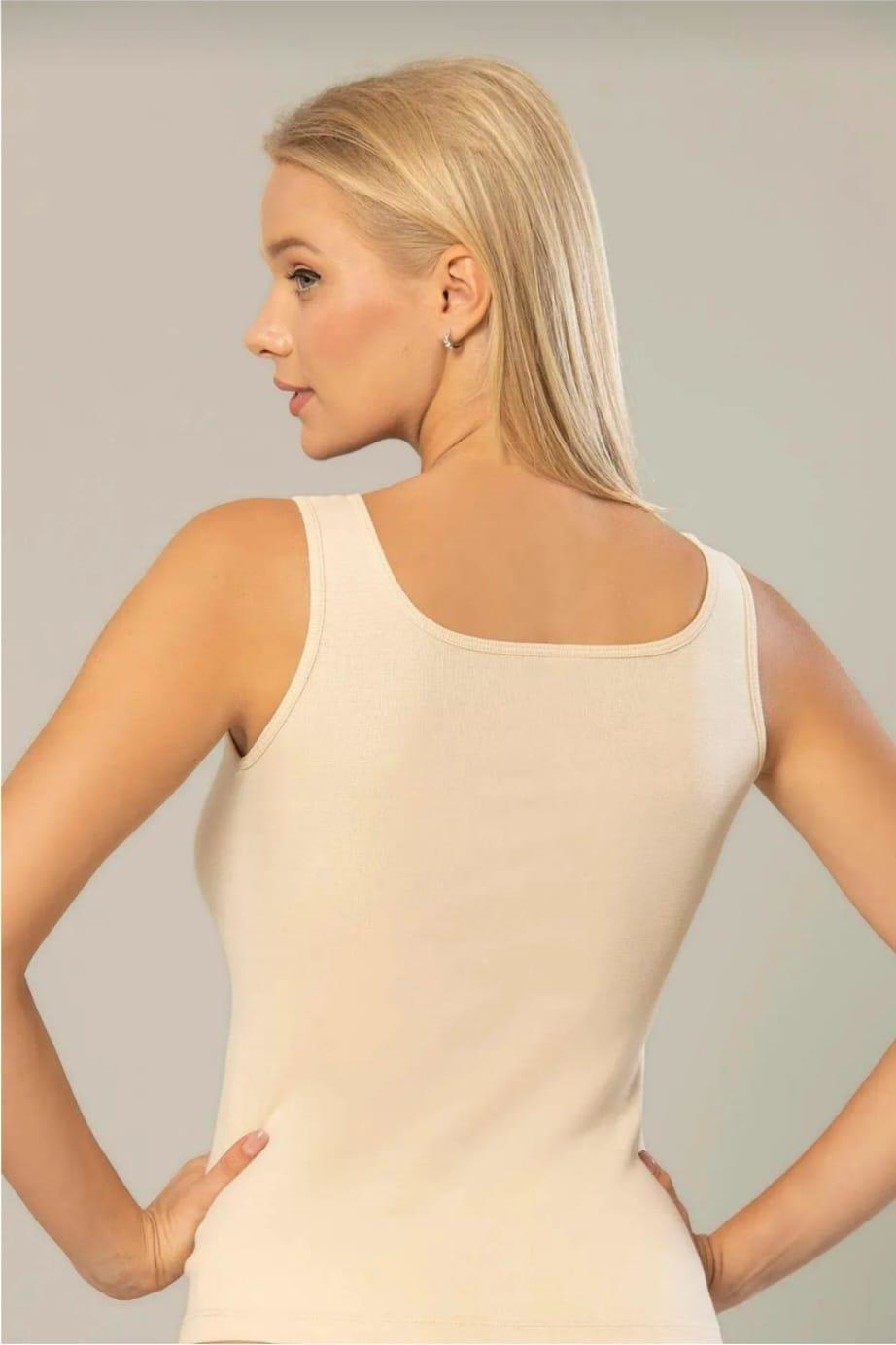 ERDEM 2105 KADIN KALIN ASKILI RİBANA ATLET 10 ADET