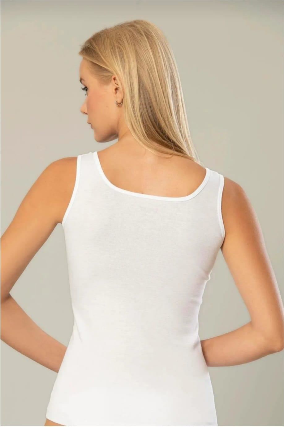 ERDEM 2105 KADIN KALIN ASKILI RİBANA ATLET 12 ADET