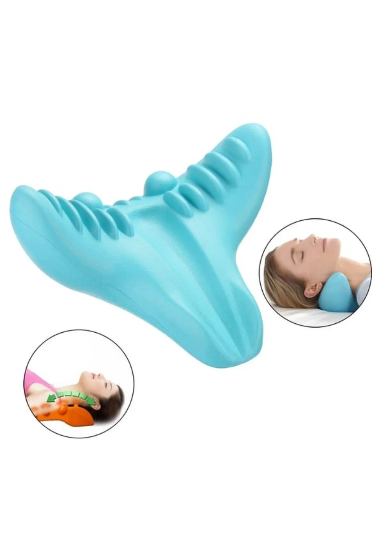 Ergonomik Boyun Masaj Yastığı – Servikal Traksiyon Destekli, Omur Ergonomik Boyun Masaj Yastığı – Servikal Traksiyon Destekli, Omur