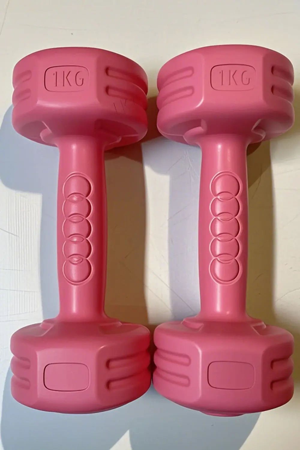 Ergonomik Dambıl 1 Kg x 2 Adet Yeni Model Plastik Dambıl Seti Fit