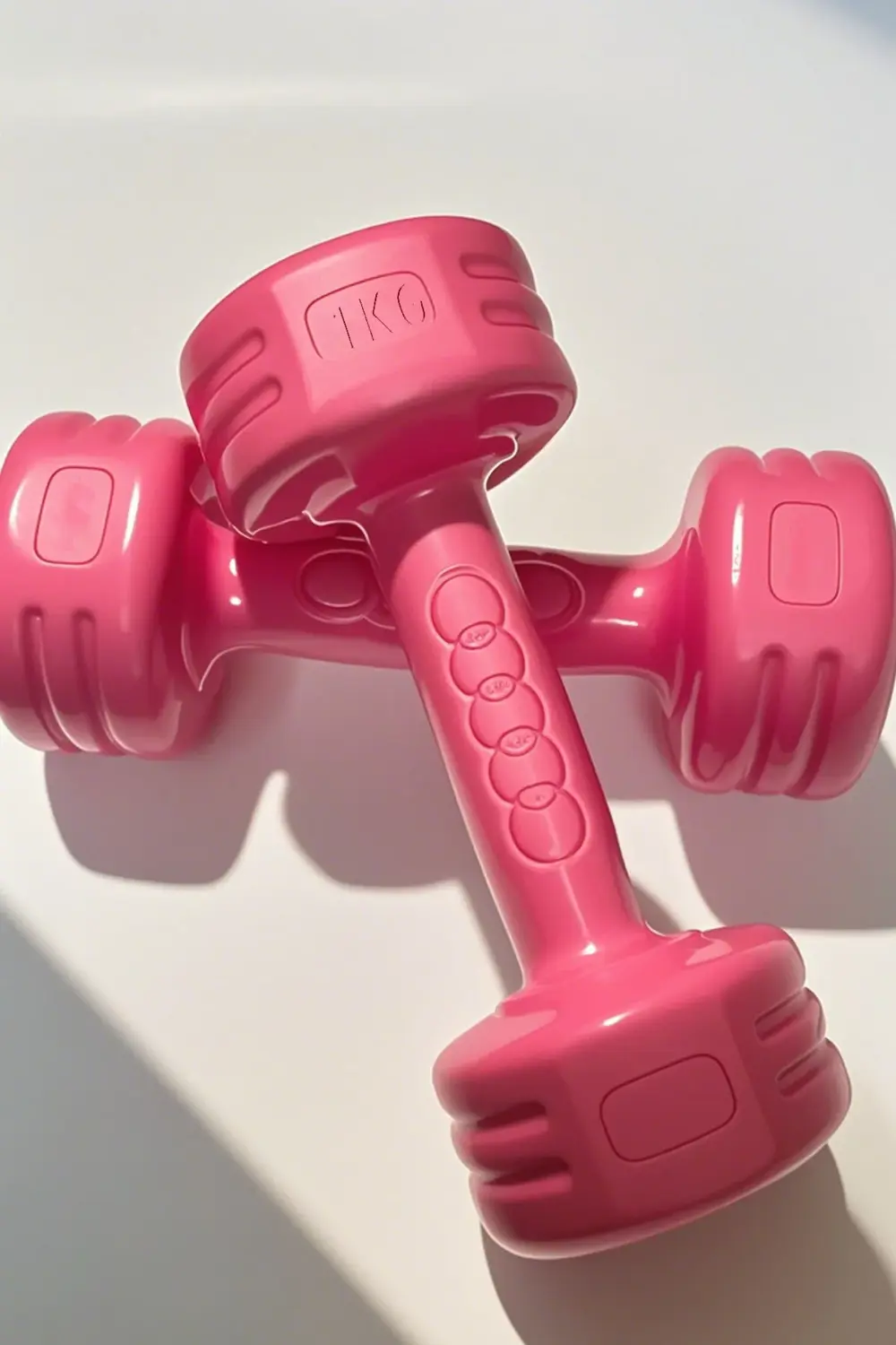 Ergonomik Dambıl 1 Kg x 2 Adet Yeni Model Plastik Dambıl Seti Fit