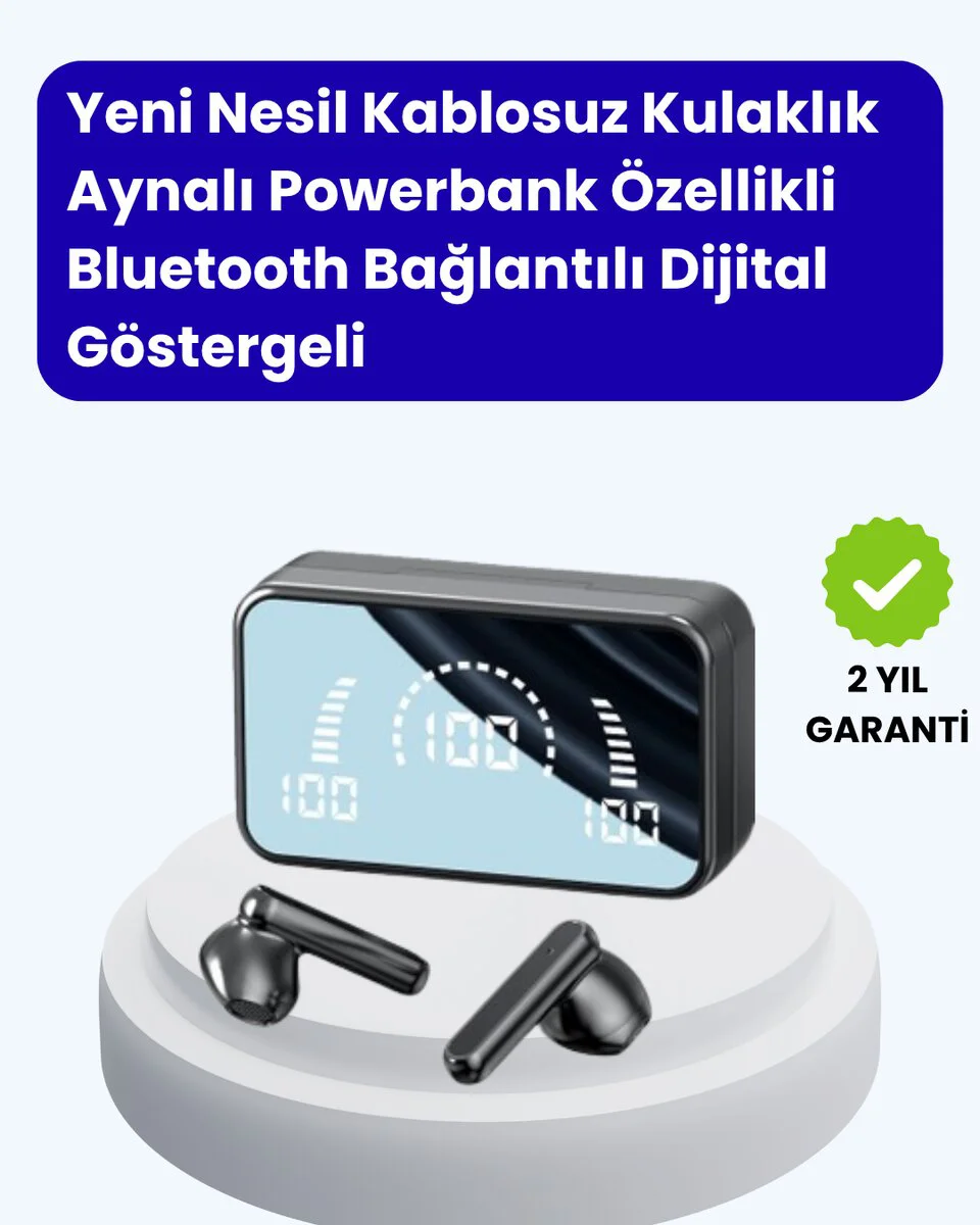 Ergonomik Dokunmatik Bluetooth Kulaklık – HD Ses, Noise Cancelling, IPX5