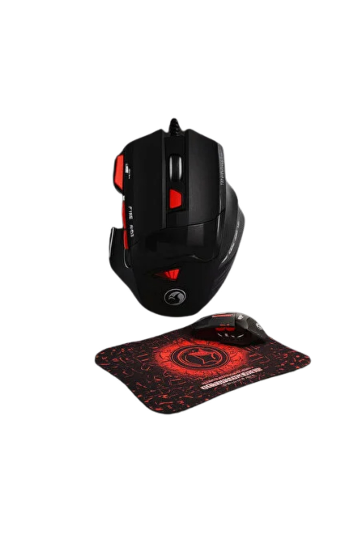Ergonomik Gaming Mouse ve Mousepad 3 DPI Ayarlı LED Işıklı Tasarı