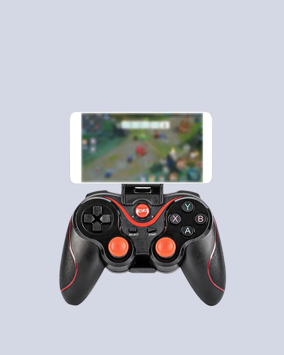 Ergonomik Kablosuz Bluetooth Gamepad - Titreşimli, 10m Kesintisiz Bağlantı