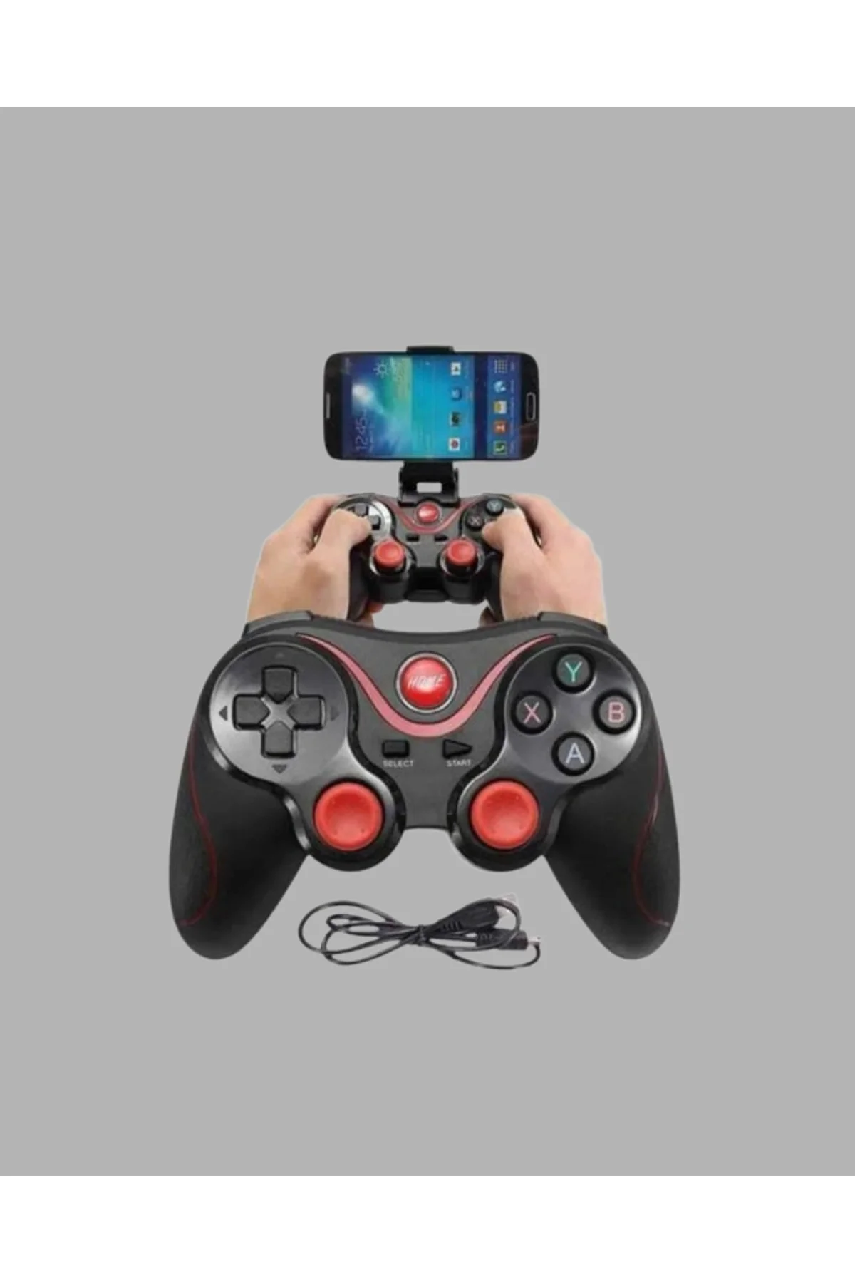 Ergonomik Kablosuz Bluetooth Gamepad Tv Pc Telefon Uyumluluğu - Görsel 4