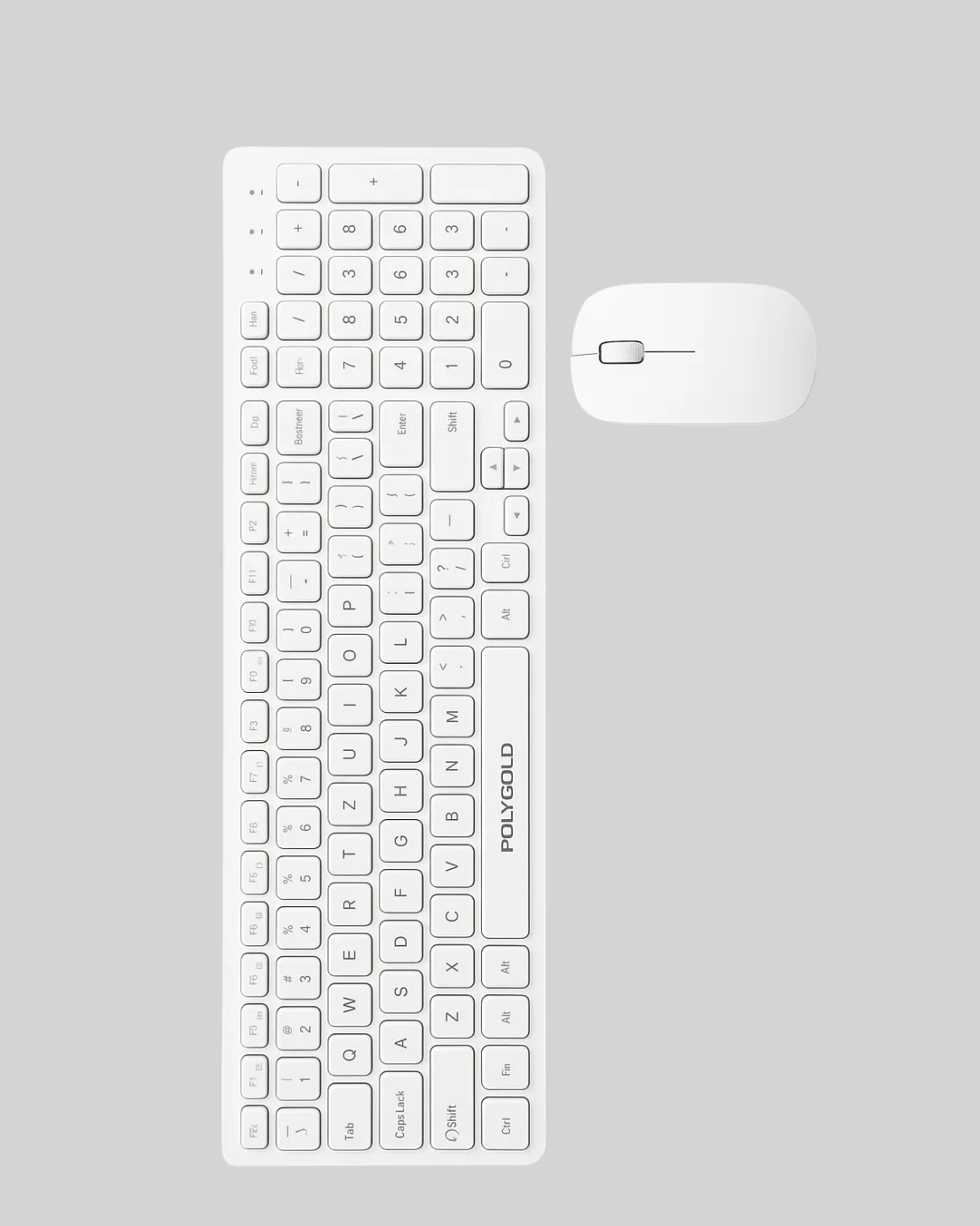 Ergonomik Kablosuz Klavye Mouse Takımı - Tam Boy, Sessiz ve Güven