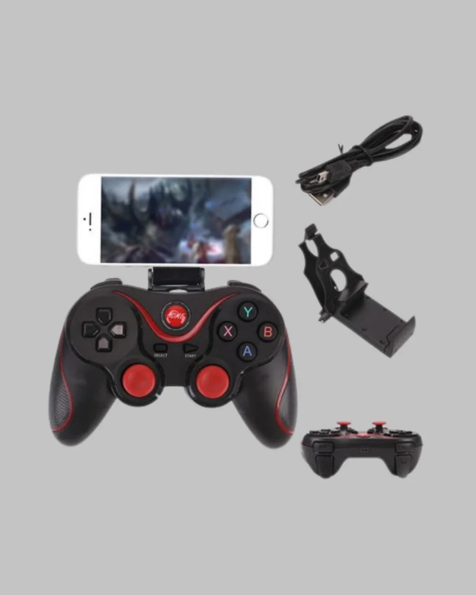 Ergonomik Kablosuz Şarjlı Gamepad - Bluetooth 3.0, 8 Saat Oyun Süresi, 400mAh Pil
