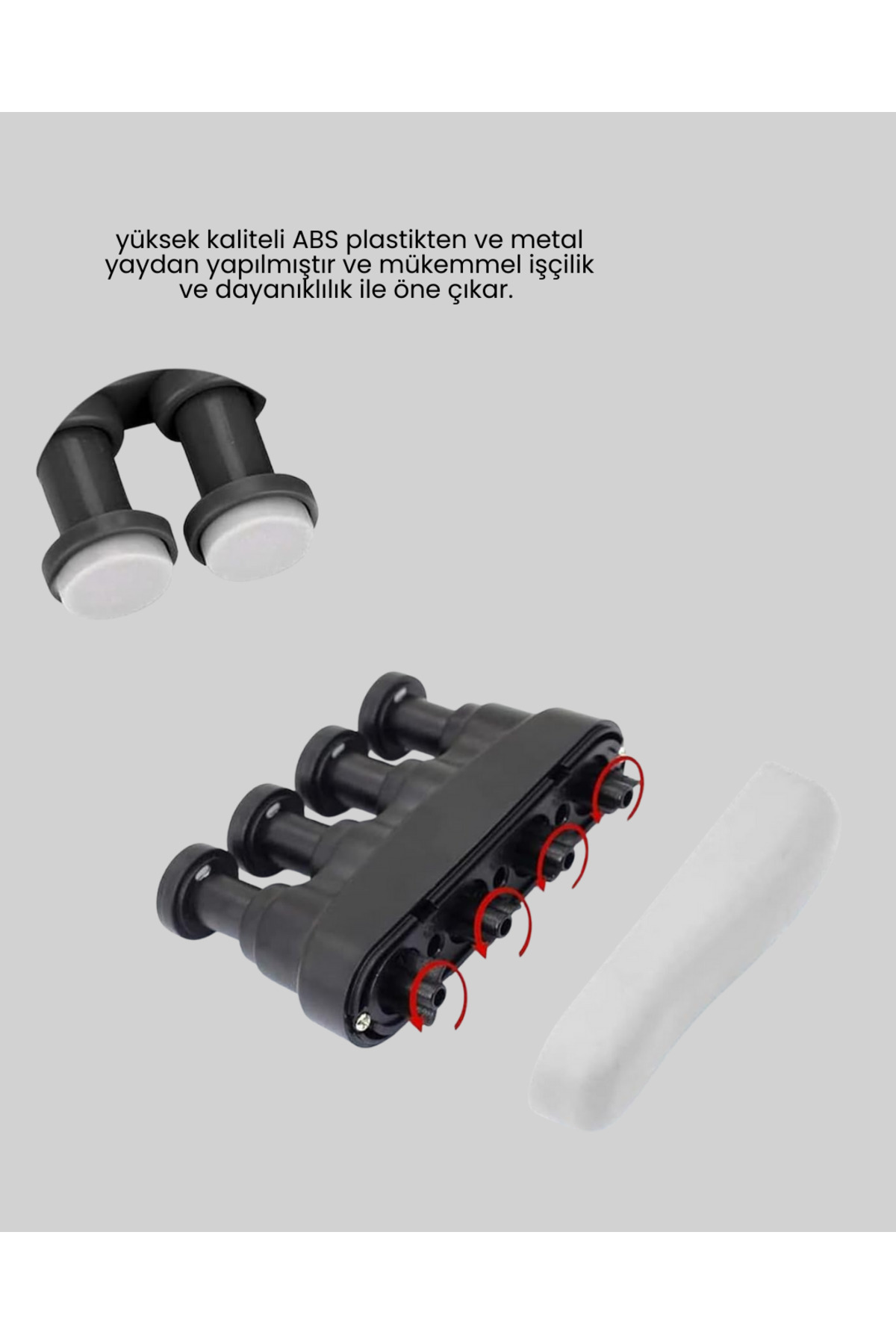 Ergonomik Parmak Egzersiz Aleti El ve Bilek Güçlendirici - Lisiny