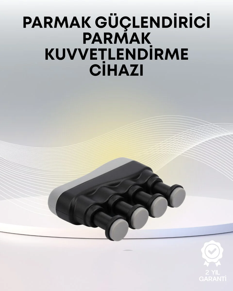 Ergonomik Parmak Egzersiz Aleti - El ve Bilek Güçlendirici