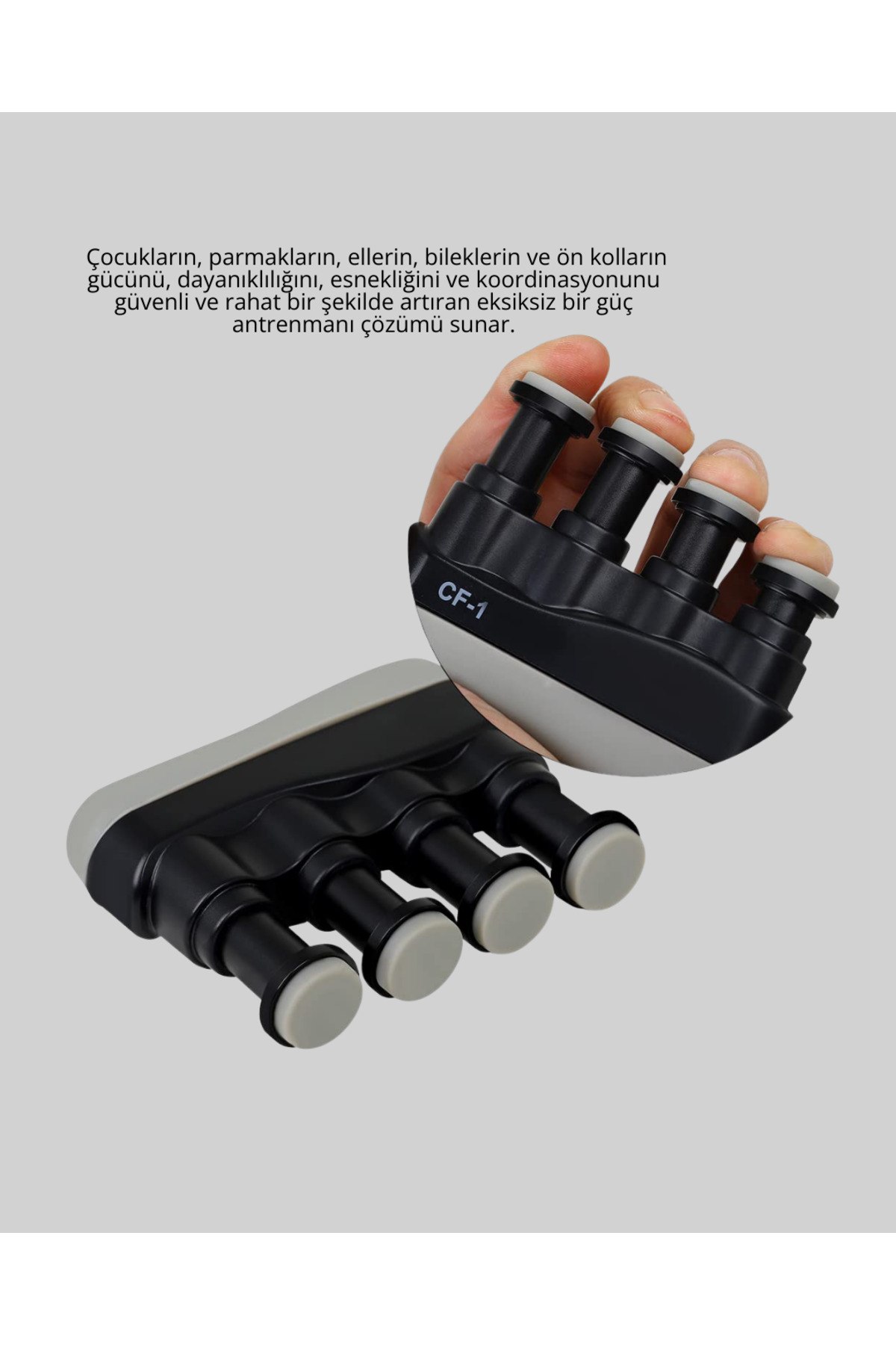 Ergonomik Parmak Egzersiz Aleti El ve Bilek Güçlendirici - Lisiny