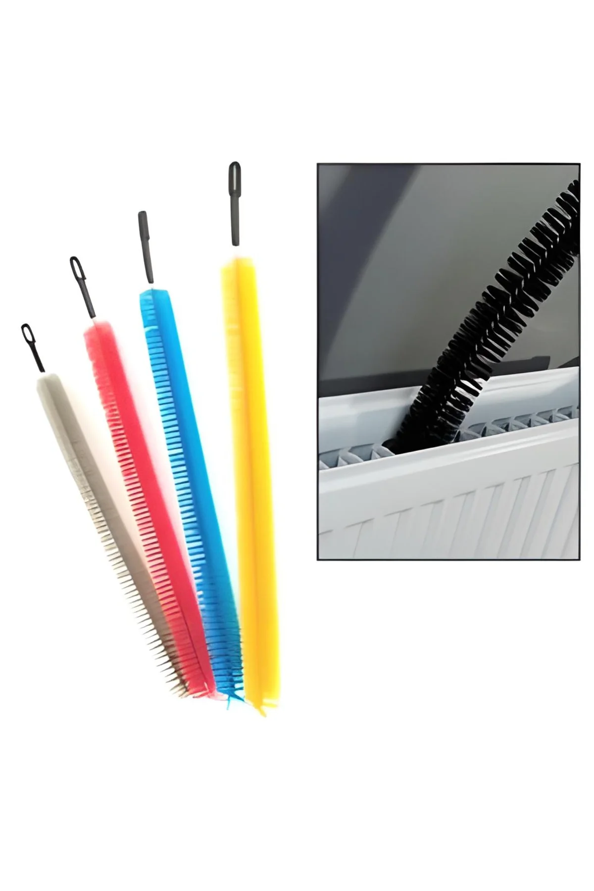 Ergonomik Pratik Kolay Kalorifer Peteği Temizleme Fırçası Aleti