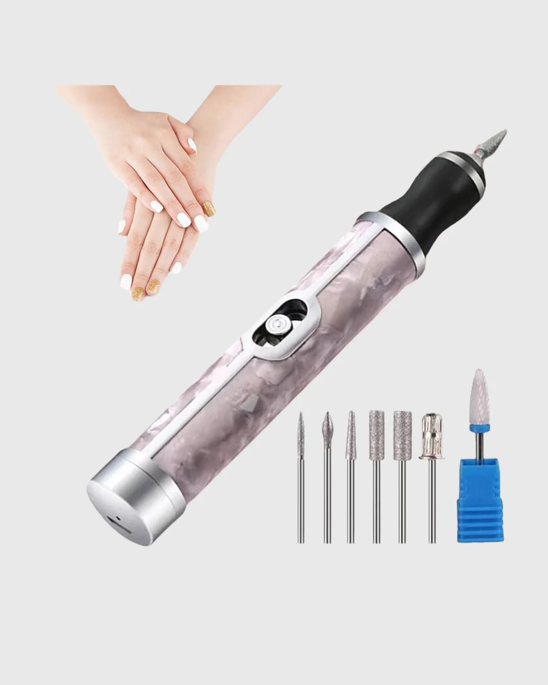 Ergonomik Saplı 20.000 RPM Hız Kontrollü Manikür Pedikür Makinesi Ergonomik Saplı 20.000 RPM Hız Kontrollü Manikür Pedikür Makinesi