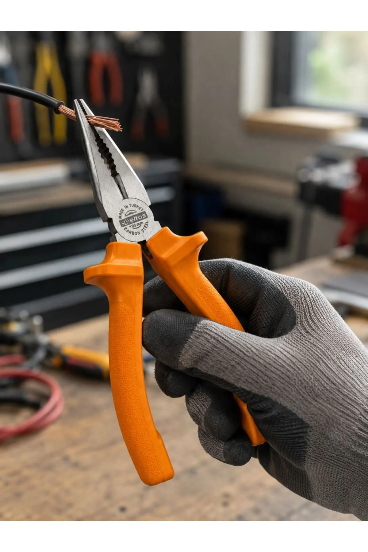 Ergonomik Saplı Hassas Kavrama Dövme Çelik Pense