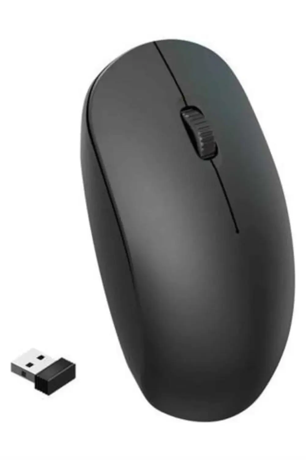 Ergonomik Tasarım Kablosuz Siyah Mouse Hassas Uzun Ömürlü