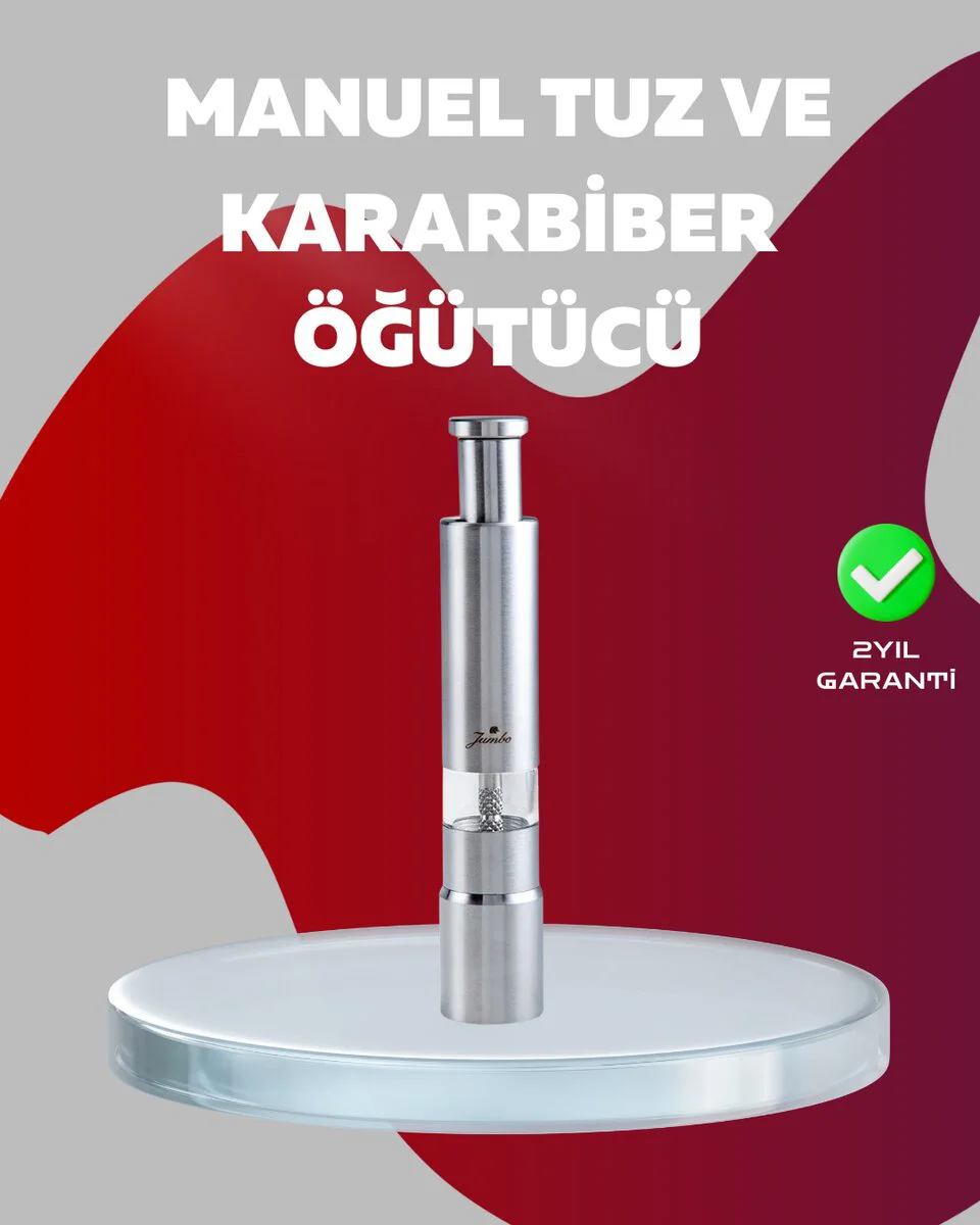 Ergonomik Tasarımlı Nem Geçirmez Kapaklı Baharat Öğütücü - Hızlı ve Rahat Mutfak Aleti