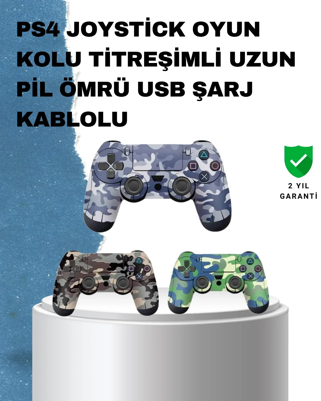 Ergonomik Tasarımlı Oyun Kolu – Hassas Tetikler ve Analog Stickler Ergonomik Tasarımlı Oyun Kolu – Hassas Tetikler ve Analog Stickler