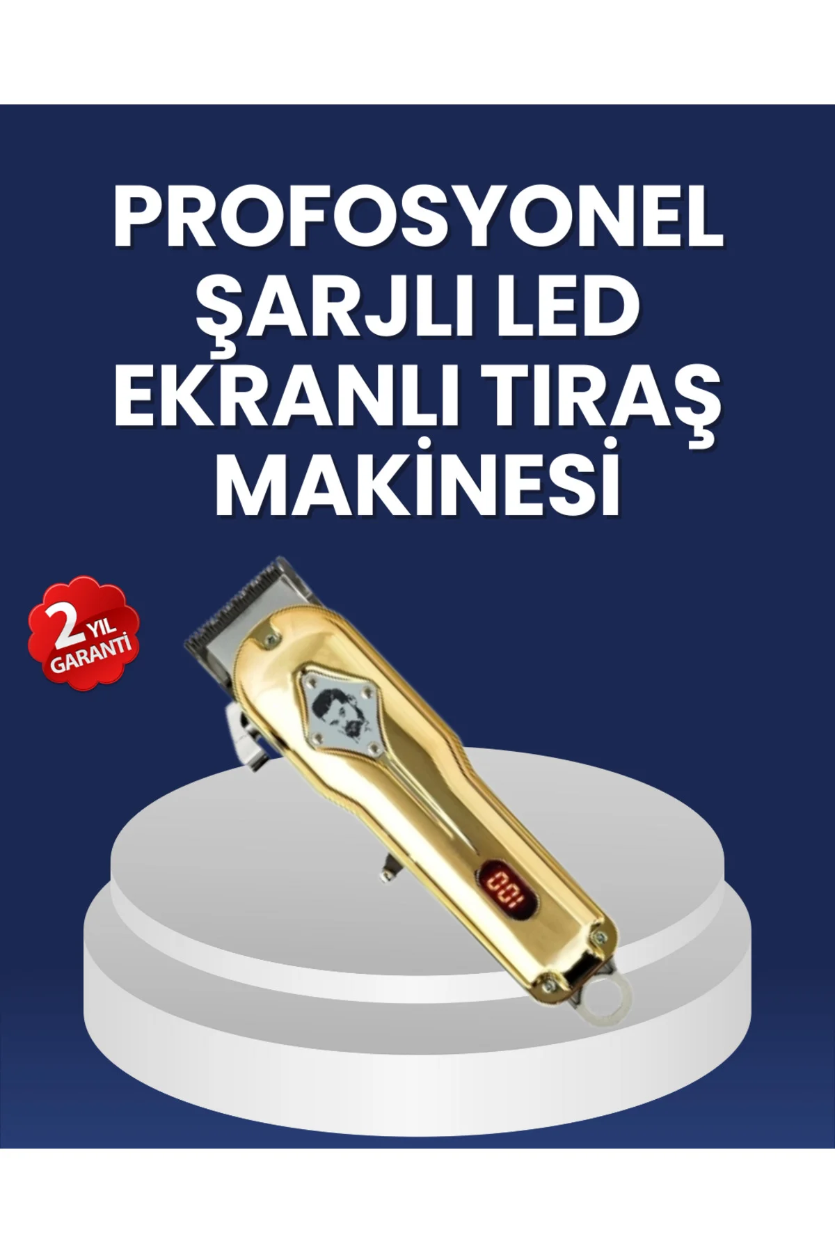 Ergonomik Tasarımlı, Hafif ve Taşınabilir Profesyonel Tıraş Makin
