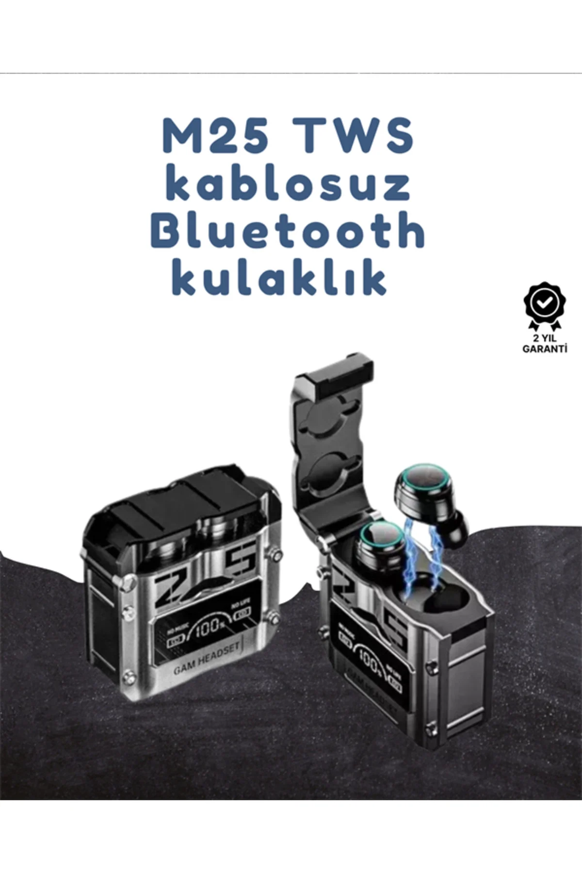 Ergonomik Tasarımlı Bluetooth Kulaklık | Suya Dayanıklı | Dokunma