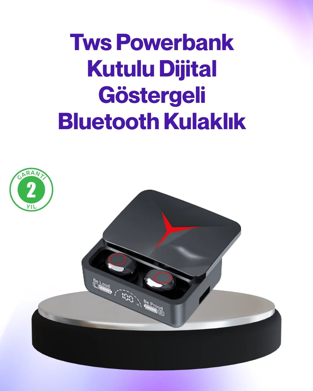 Ergonomik Tasarımlı Kablosuz Bluetooth Kulaklık – Yüksek Ses Perf