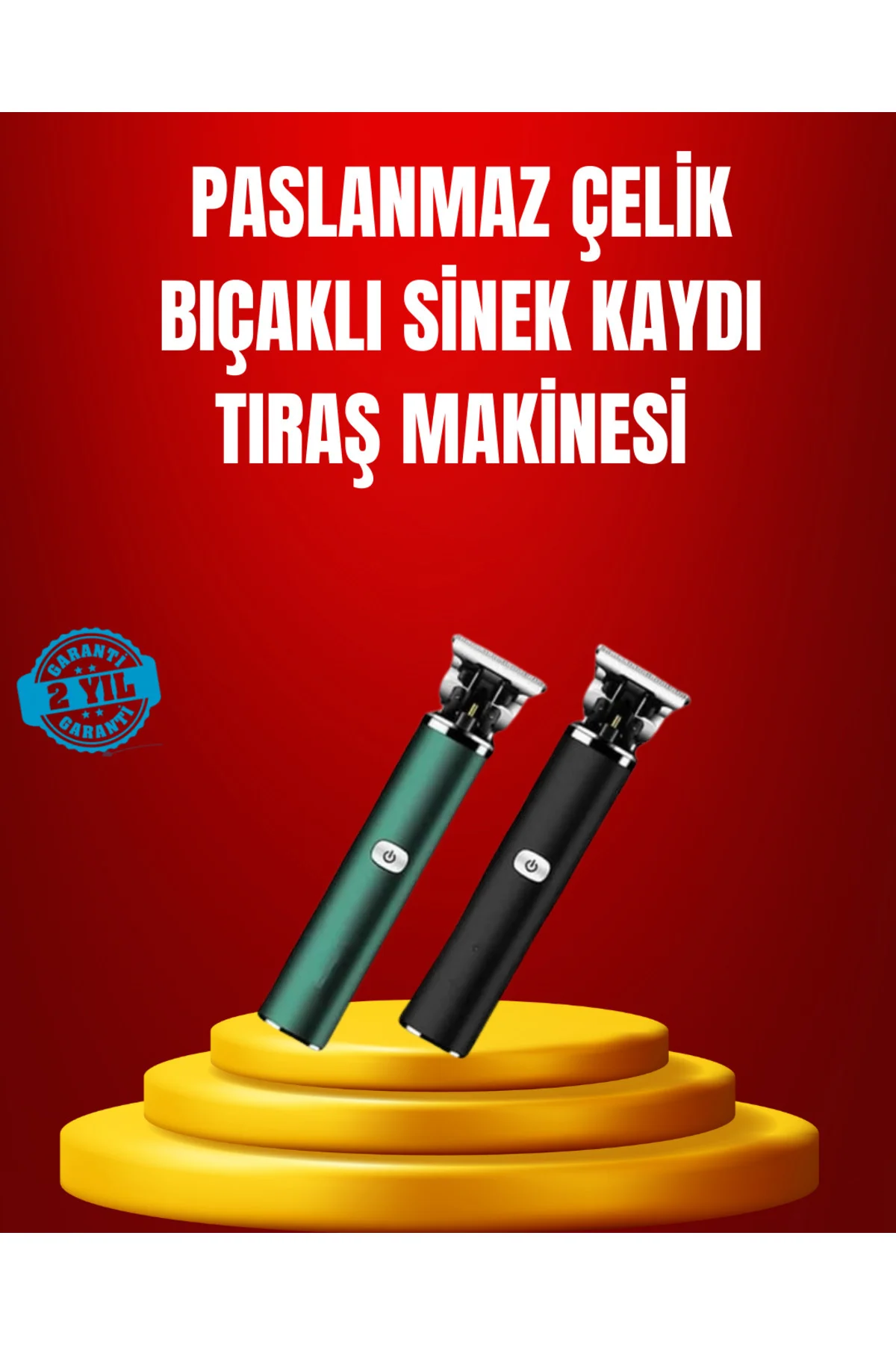 Ergonomik Tasarımlı Dayanıklı Metal Gövdeli Saç Kesme Makinesi
