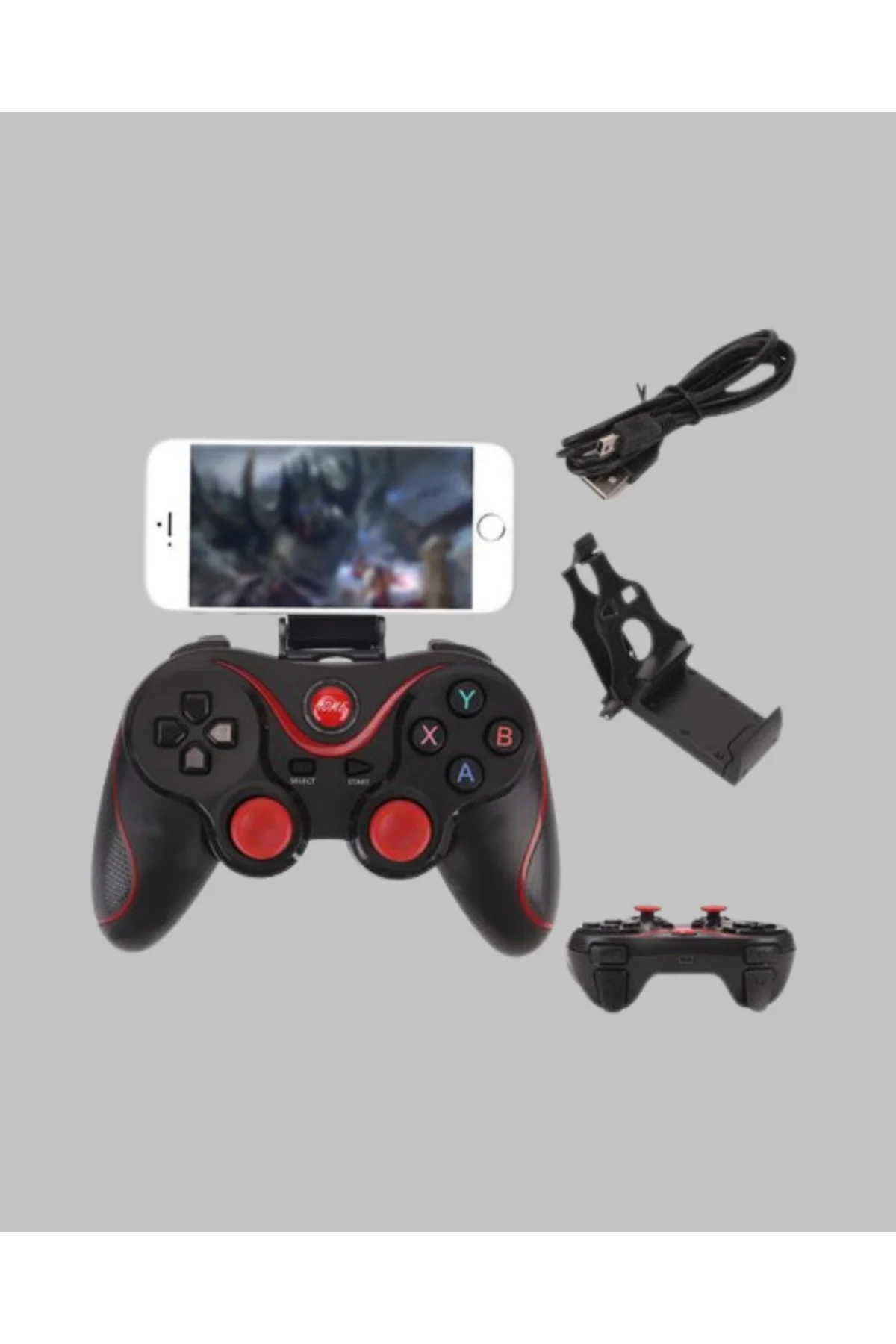Ergonomik Tasarımlı Şarjlı Kablosuz Gamepad - Lisinya