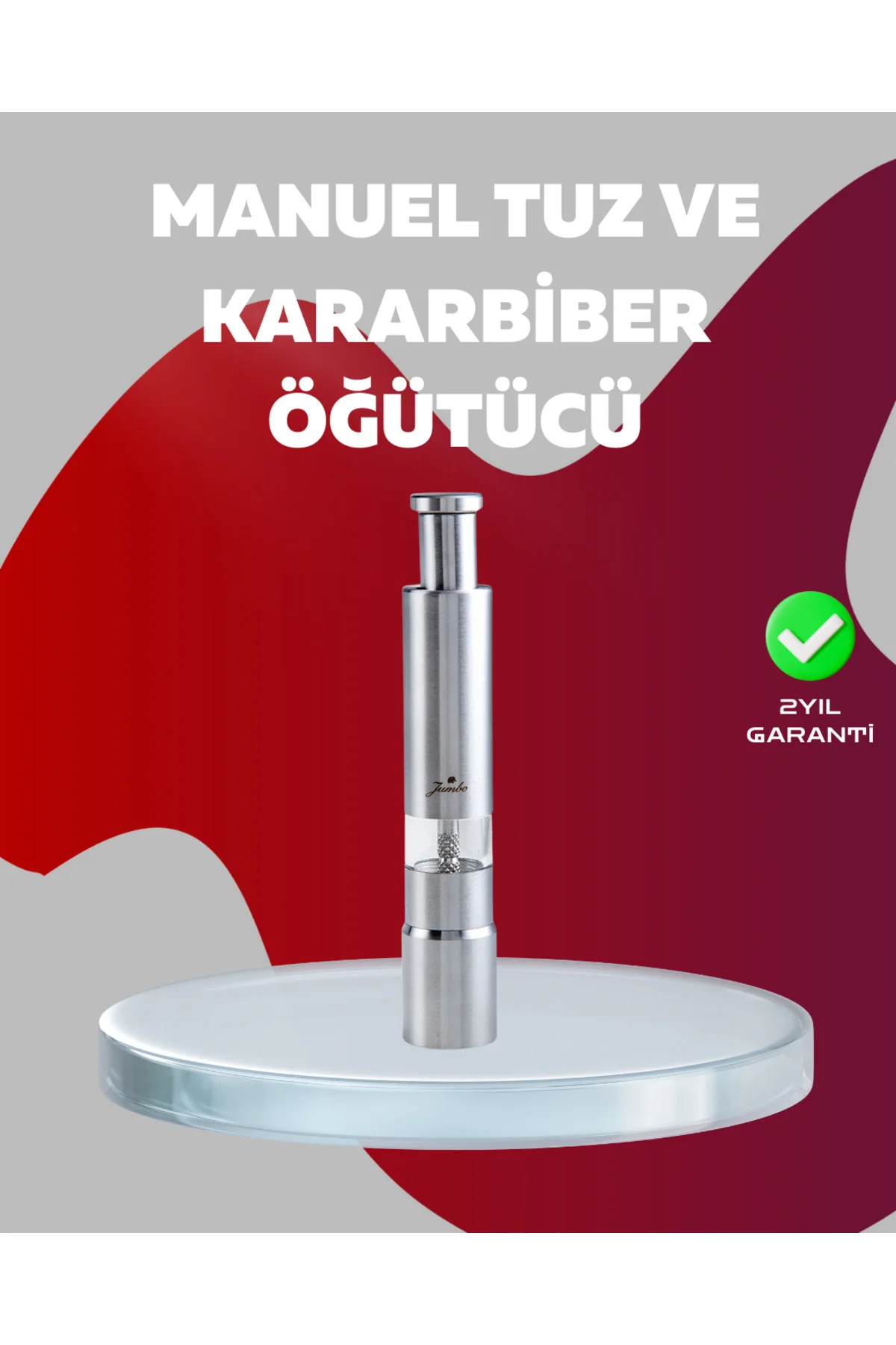 Ergonomik Tasarımlı Nem Geçirmez Kapaklı Baharat Öğütücü