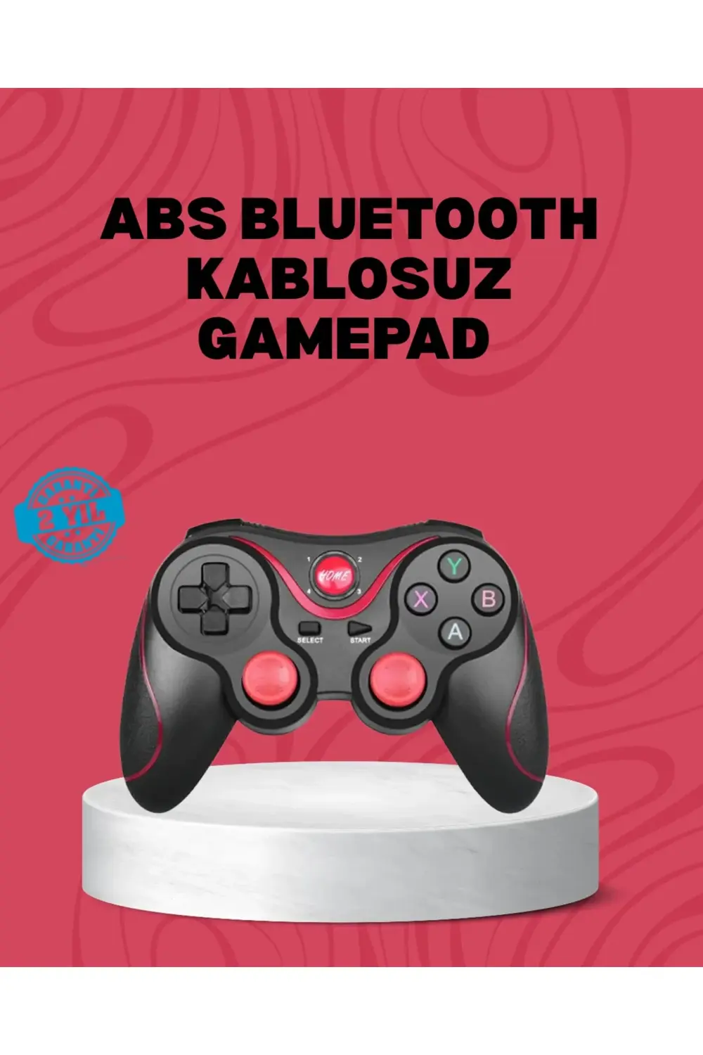 Ergonomik Tasarımlı Çok Yönlü Wireless Gamepad