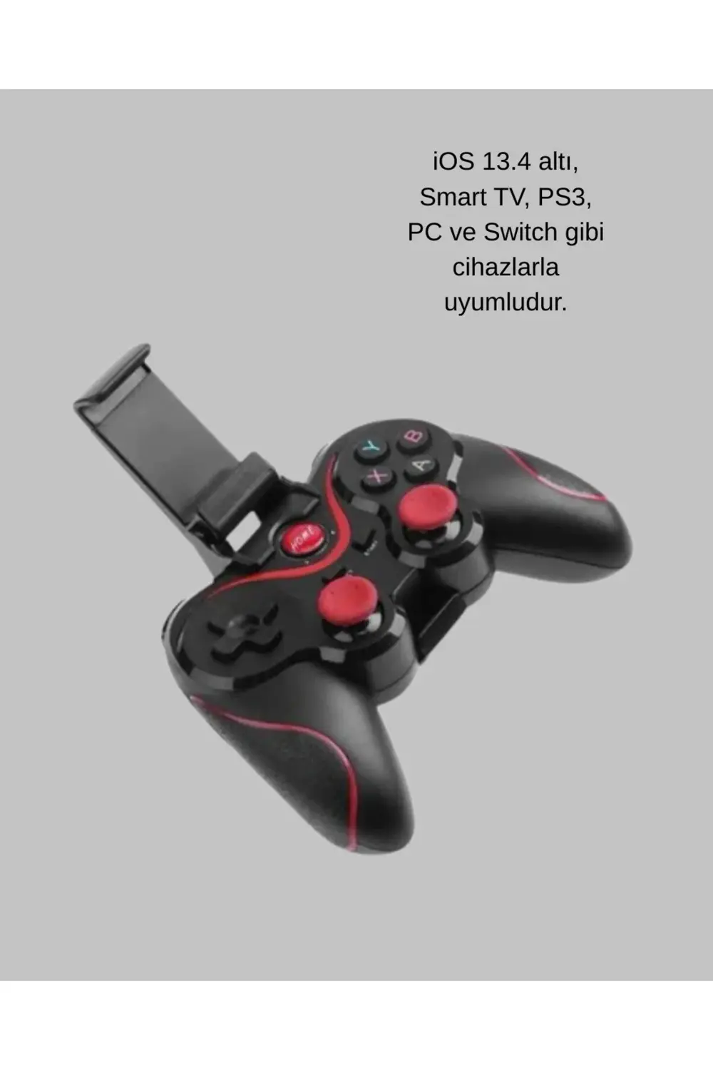 Ergonomik Tasarımlı Şarjlı Kablosuz Gamepad