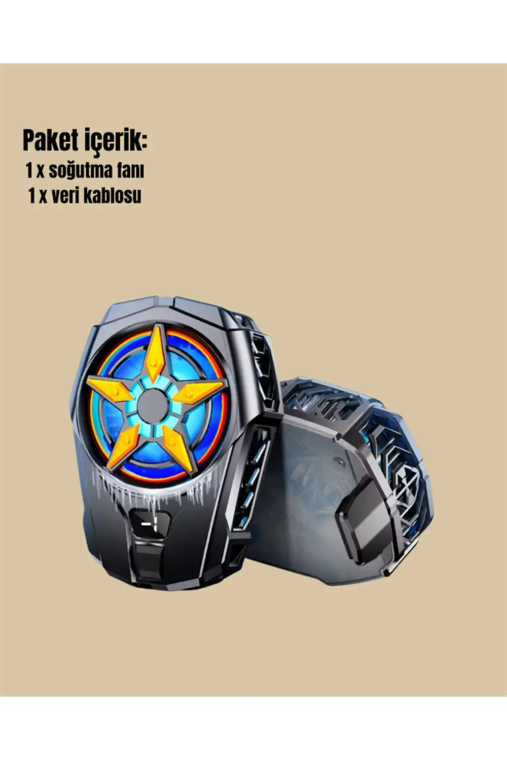 Ergonomik Telefon Soğutucu – 2 Hız Ayarı, Hafif ve Taşınabilir