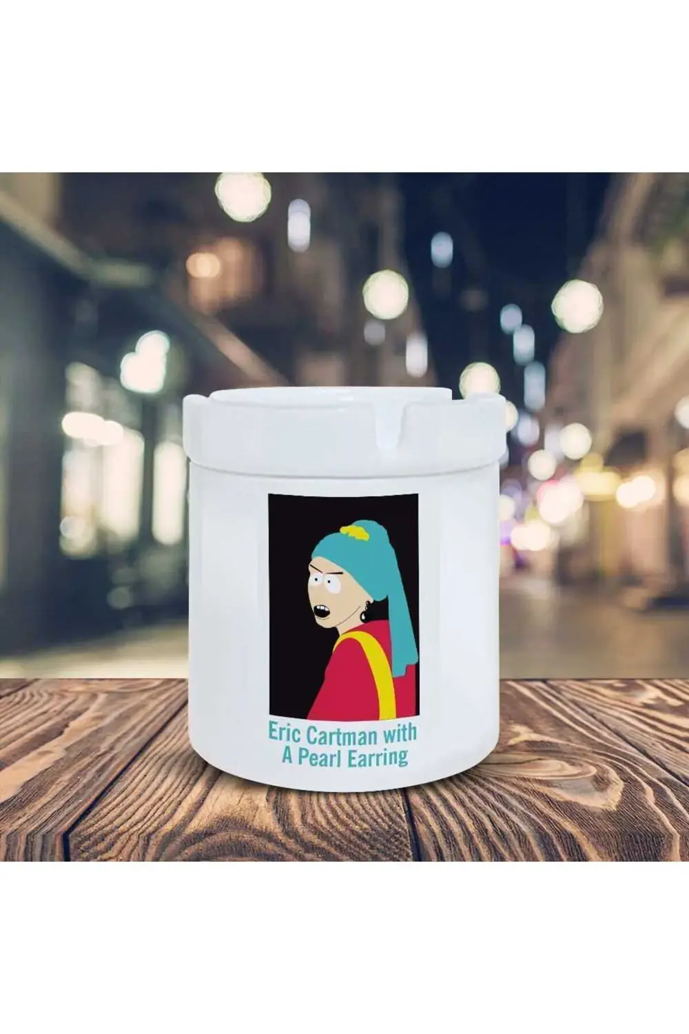 Eric Cartman Küllük I?nci Küpeli Kız Baskılı Kül Tablası K-29